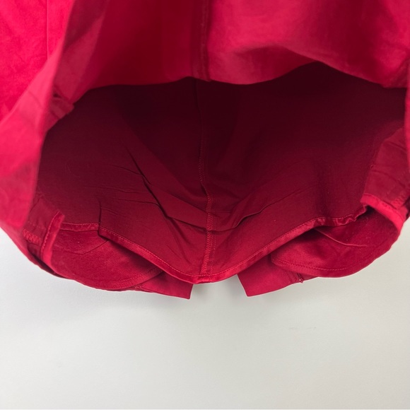 Alannah Hill Raven Nights Skirt Red Pencil High Waist Wool Silk Office Size 10 - Picture 10 of 13